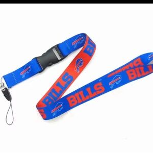 BUFFALO BILLS NFL KEYCHAIN ID BADGE LANYARD